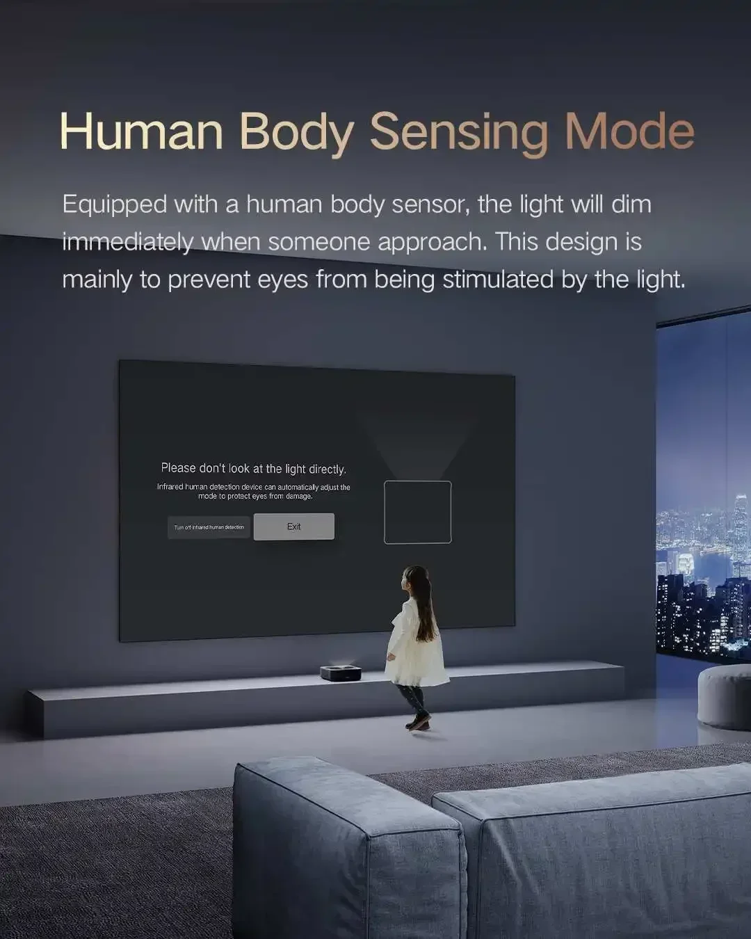 Лазерный проектор для Peak Mi R1 Nano с ультракоротким фокусом домашний Настенный