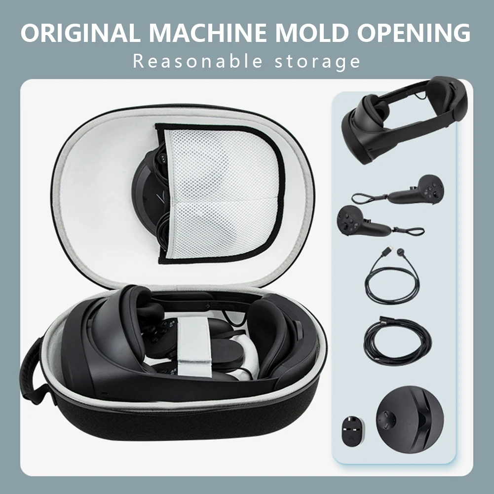 

Portable Waterproof Carrying Bag Dustproof Anti Scratch VR Headset Storage Box Bag With Hand Rope For Meta Quest Pro Accessories