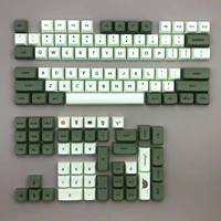 pbt keycap xda profile personalized matcha english russian key cap for gaming mechanical keyboard for cherry mx switch