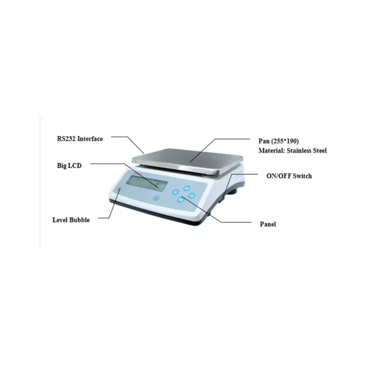 

WT-X 10kg 15kg 20kg 30kg 0.1g 1g digital weighing scale