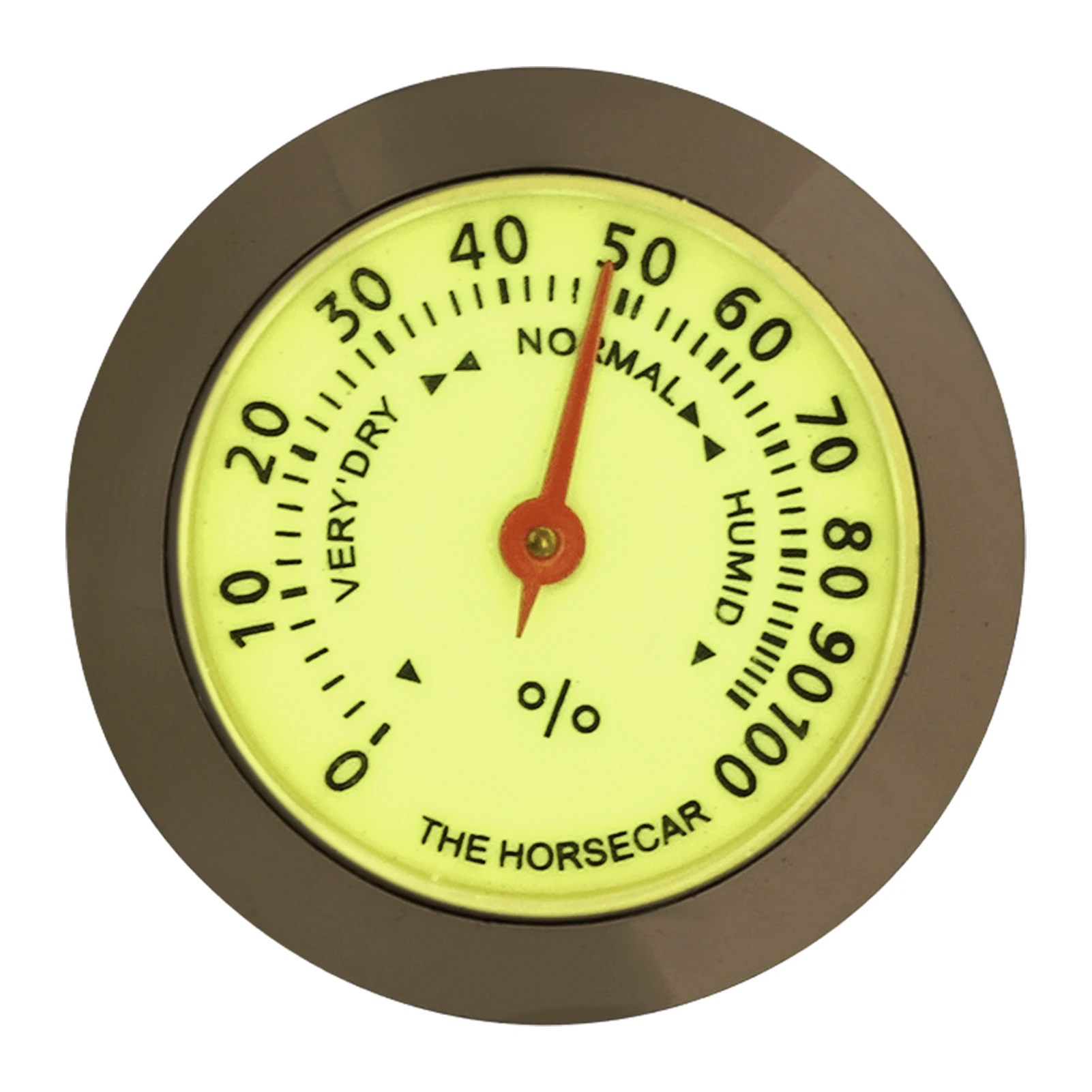 

36mm Cigars Humidity Detector Hygrometer Thermometer Accurate Portable Mini Mechanical Humidor Hygrometers Metal Hygrometer