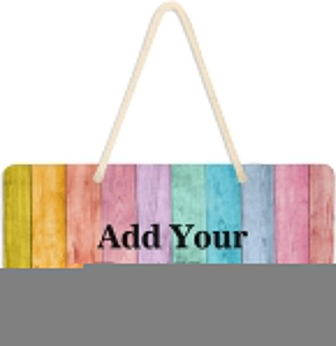 

Colorful Vintage Wooden Personalized Board Hanging Door Sign Welcome Sign Front Porch Wall Plaque House Wood Sign Garden