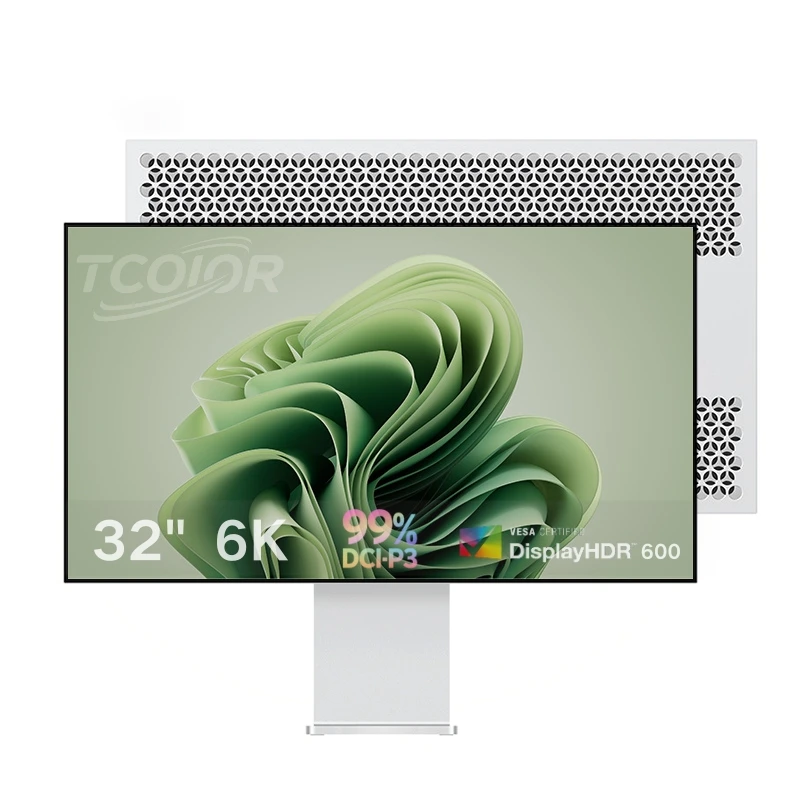 Фото TCOIOR 6k ЖК-монитор из алюминиевого сплава 32-дюймовый экран ПК Retina Дисплей HDR Светодиодный игровой монитор Freesync GSync Офисный игровой монитор №1
