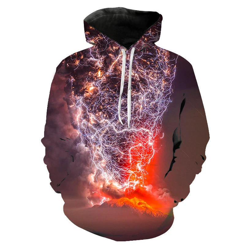 

Толстовка Мужская/женская с капюшоном, свитшот с 3D принтом, с длинным рукавом, с молнией, Повседневная Уличная одежда