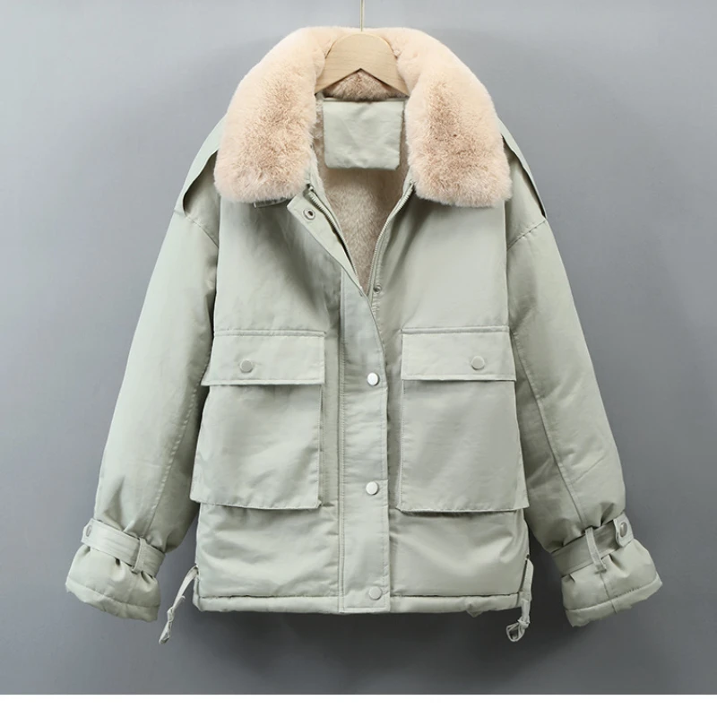New Winter Women's Cold Coat Parkas Super Hot Coats Harajuku Jackets Loose Fashion Cheap Wholesale Women's Clothing