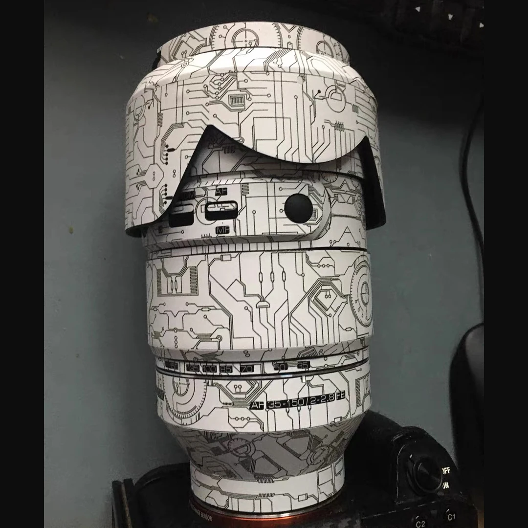 Наклейка на кожу для объектива камеры Samyang AF 35-150 мм F2-2.8 FE