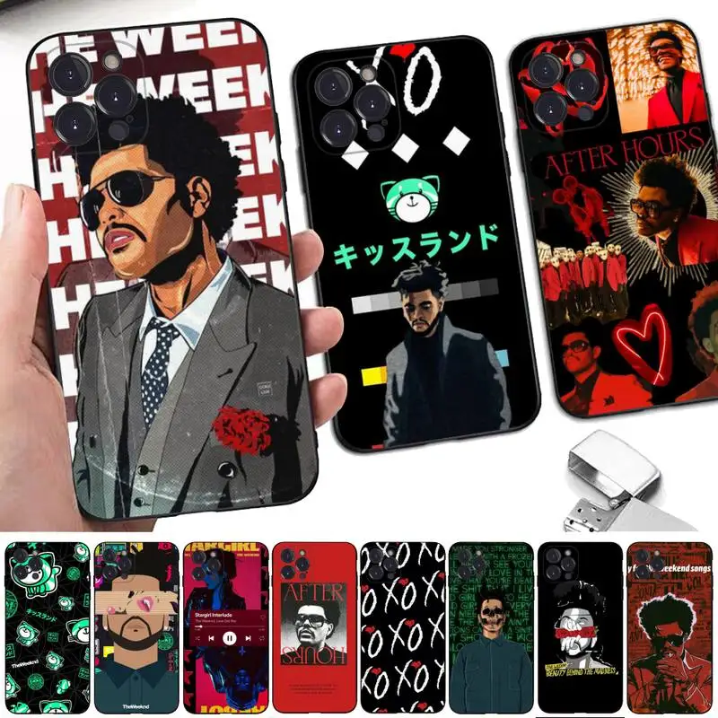 

The Weeknd XO After Hours Kiss Land Phone Case For iPhone 14 13 12 Mini 11 Pro XS Max X XR SE 6 7 8 Plus Soft Silicone Cover