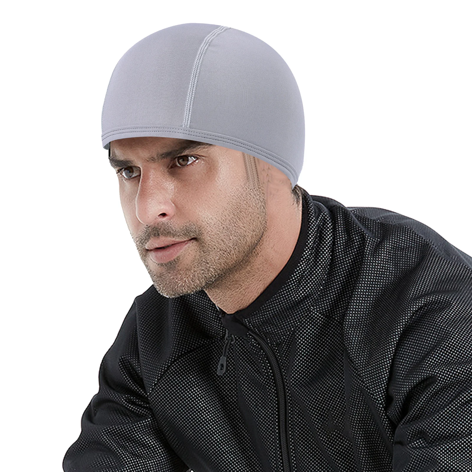 

Охлаждающая шапка в виде черепа, дышащая потовпитывающая шапка для бега без запаха и пота, не обесцвечивает