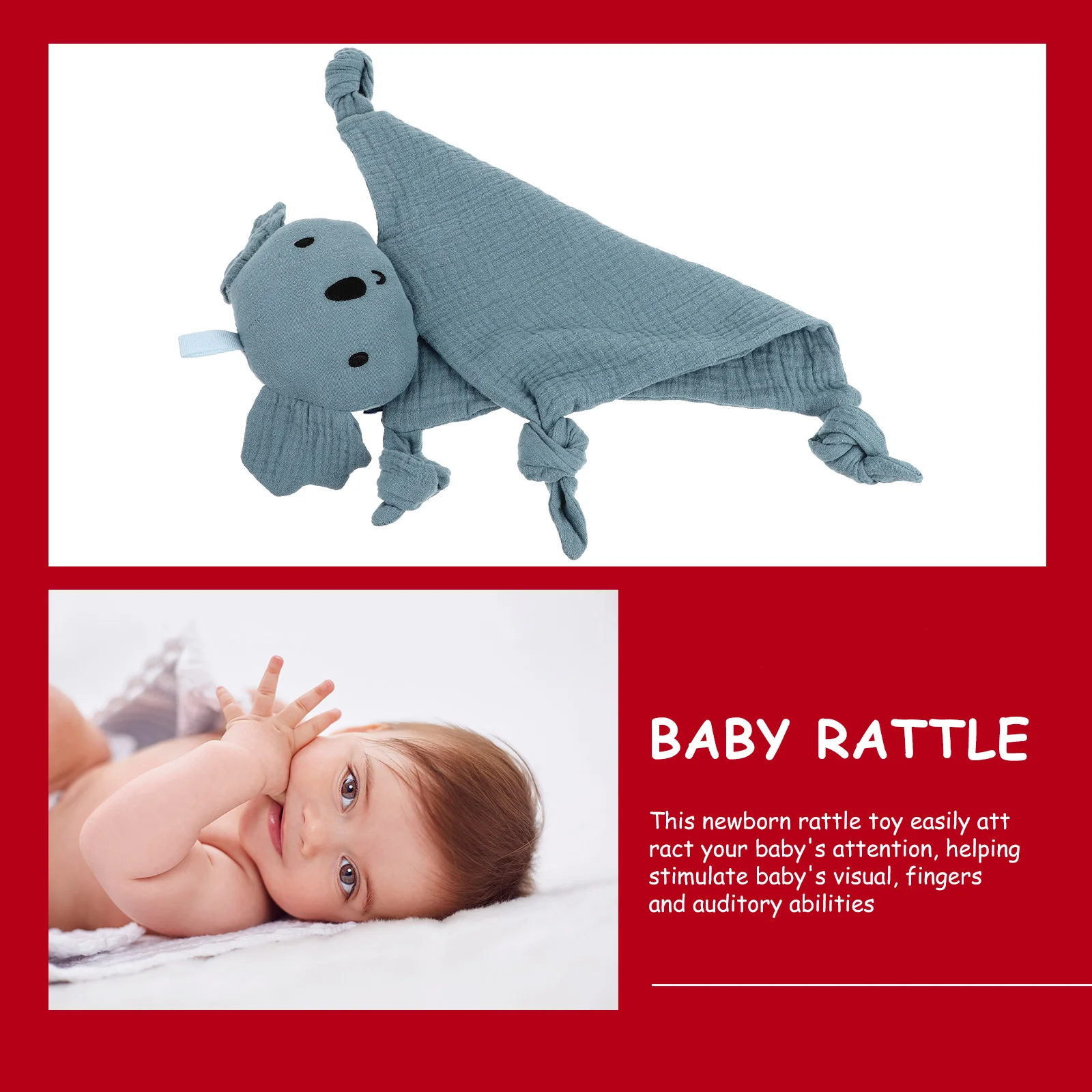 Детская игрушка для сна подарок новорожденных игрушки-полотенца успокаивающая