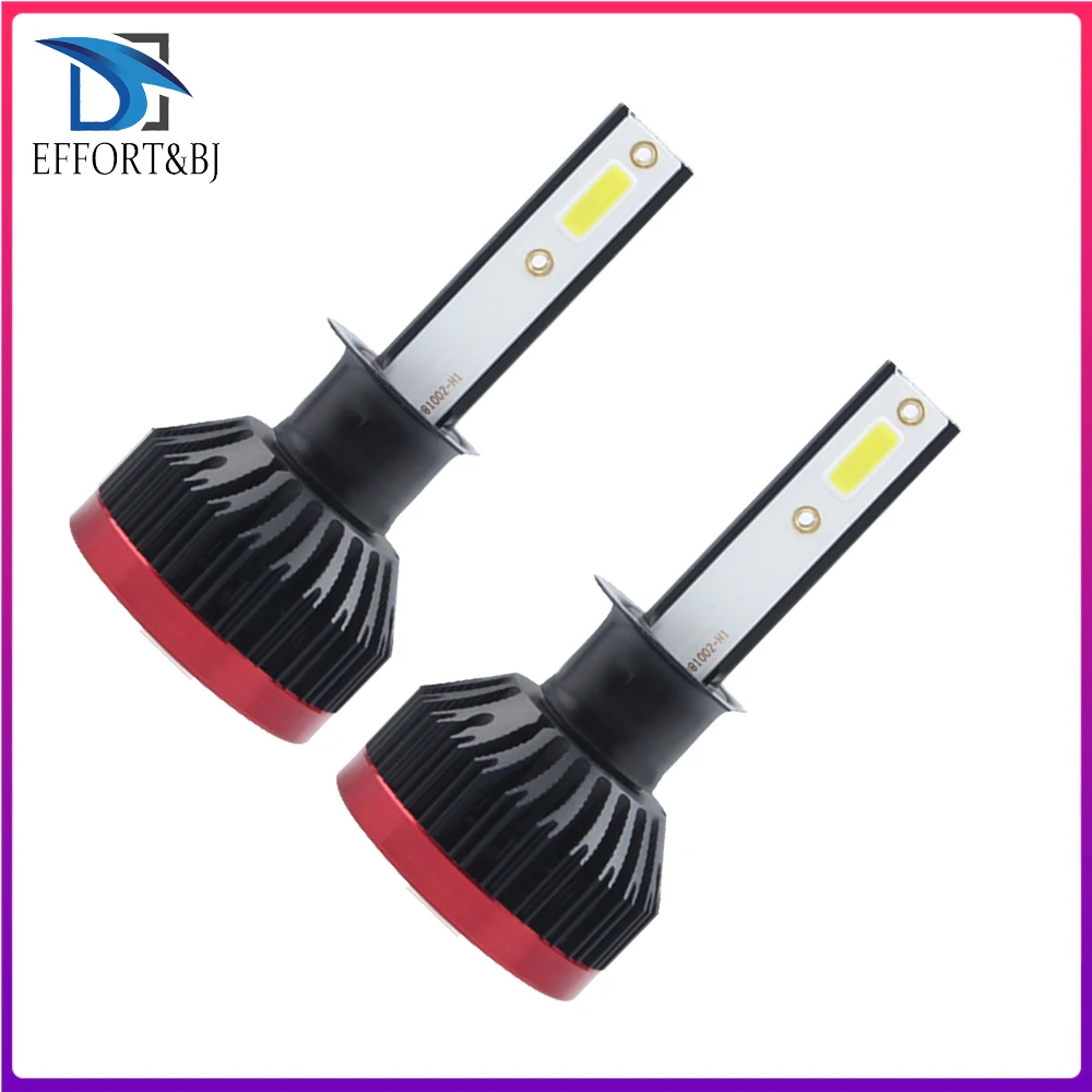 

Effort&BJ K1-1 Car LED Headlight H1 H3 H7 H4 H8 H9 H11 9012 9005 9006 Auto Bulb 80W 6000LM 6000K