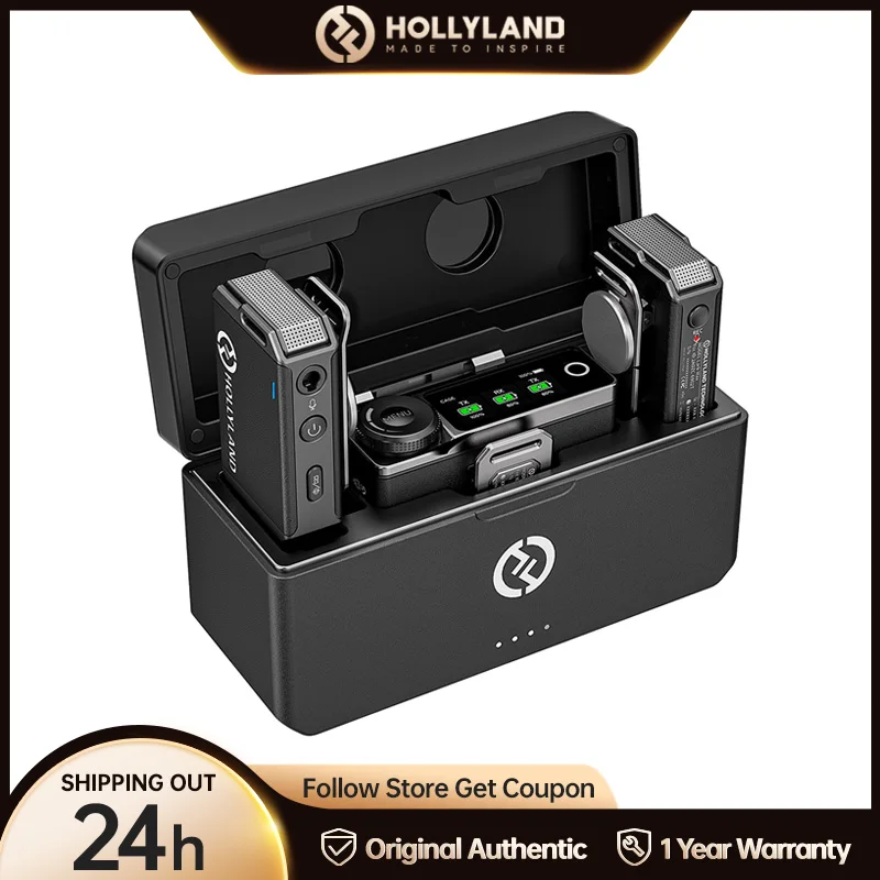 Беспроводной петличный микрофон Hollyland Lark Max с профессиональным ENC студийным качественным аудио для фотографии, беспроводной микрофон