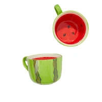 creative ceramic cups watermelon cups cute mugs lovers coffee milk art cups ceramic coffee cup set christmas mugs coffee cup