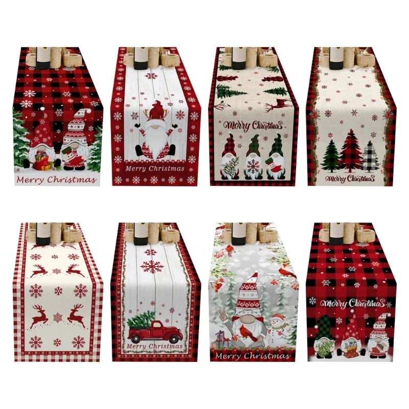 

Рождественская скатерть для стола гном автомобиль Снежинка Декоративная скатерть для праздника вечеринки декор