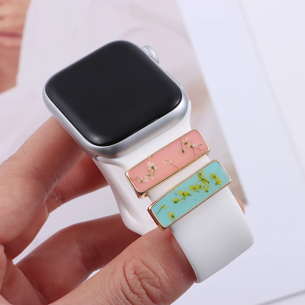 Браслет для часов Apple Watch 2022 металлические подвески декоративное кольцо в виде