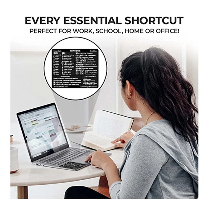 

Наклейка на клавиатуру для Windows, ПК, быстрая справочная информация