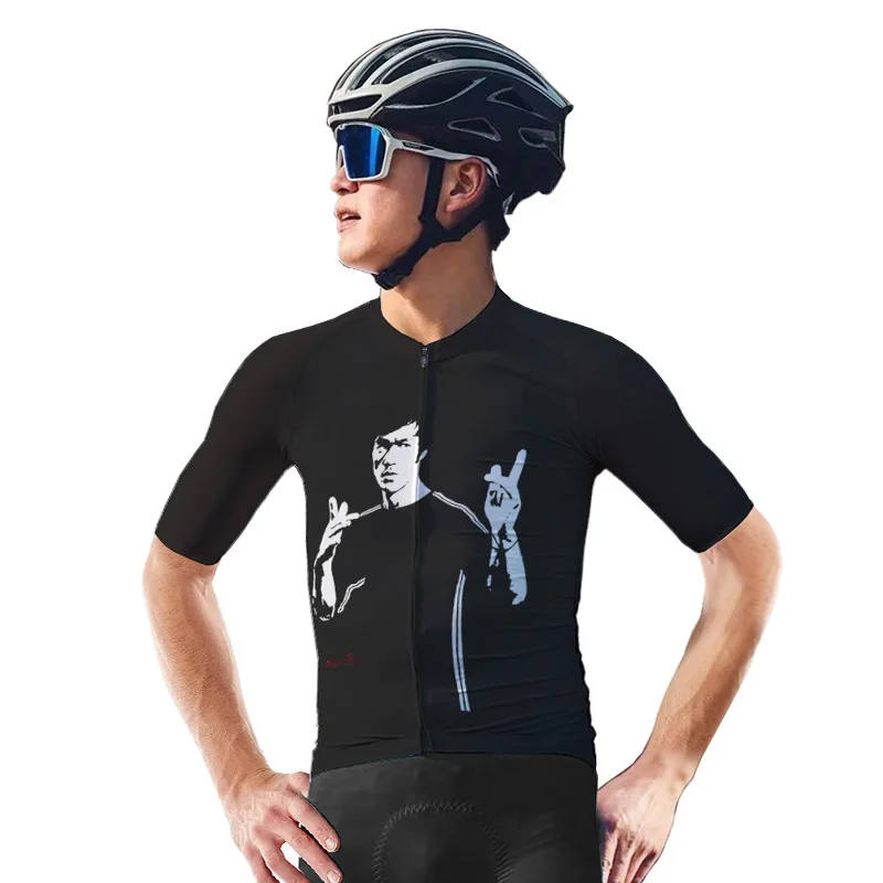 

Short Sleeve Cycling Jersey Jacket Bike Team Road MTB Black Shirt Downhill Comfortabl Sweatproof Wear Cyclist Ropa Summer Tops
