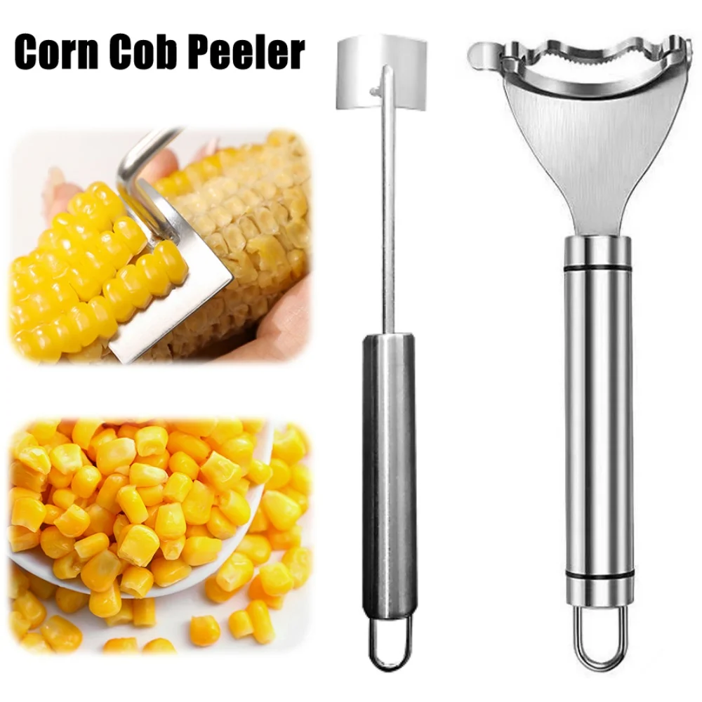 Овощечистка для кукурузных кобров из нержавеющей стали молотарка кукурузы