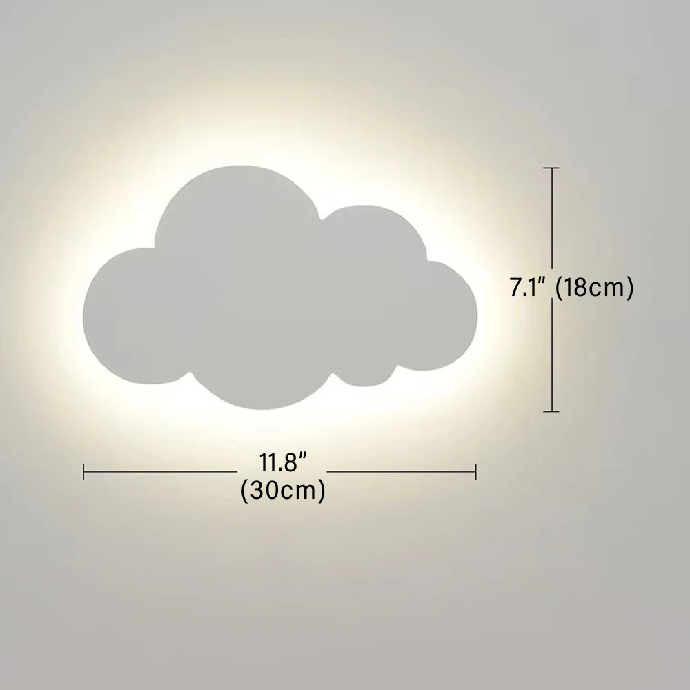 

Современные светодиодные настенные светильники. Настенный светильник с мультяшным облаком для детской спальни. Энергосберегающий прикроватный настенный светильник для защиты глаз.