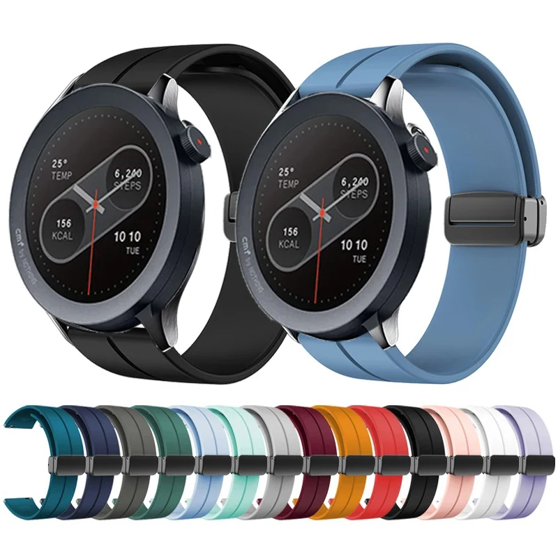 Ремешок магнитный складной для CMF Watch Pro 2 силиконовый браслет
