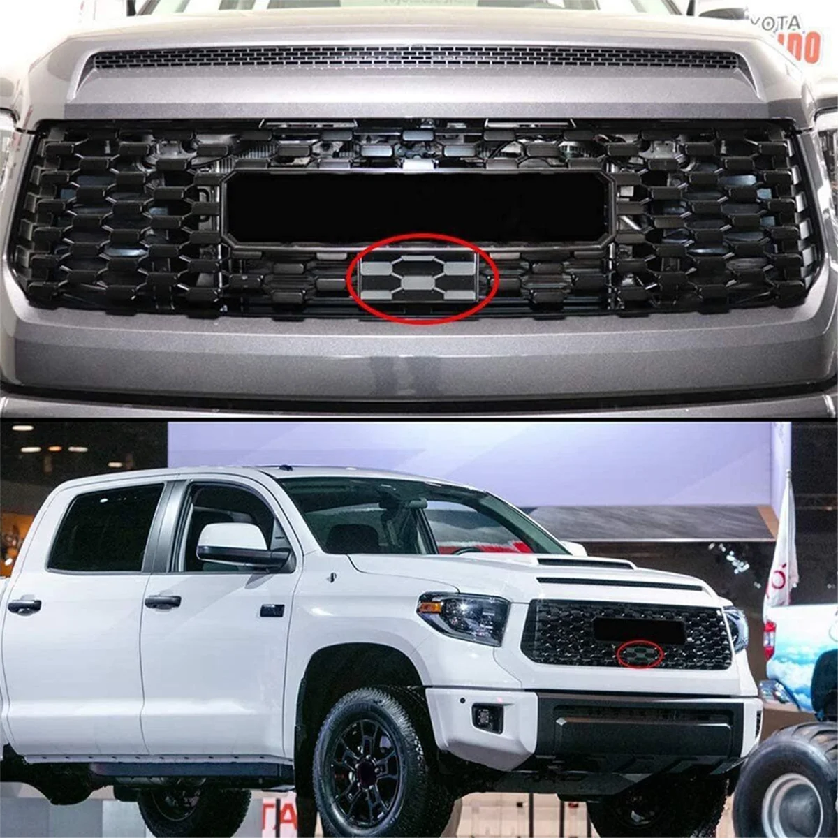 Передняя решетка радиатора автомобиля крышка датчика для 2018-2021 радарного