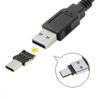 Переходник Micro USBUSB Type-c USB-C, OTG, кабель для передачи данных, преобразователь для Xiaomi, Huawei, Samsung, мыши, usb-накопителя