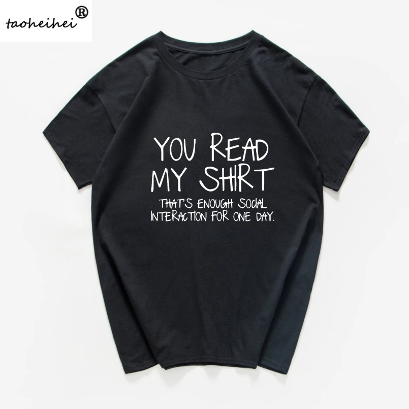 Забавная свободная футболка с надписью you read my shirt для повседневного
