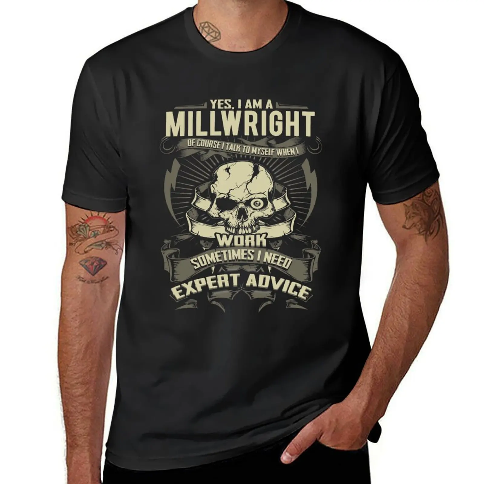 Мужская классическая футболка оверсайз I am a millight