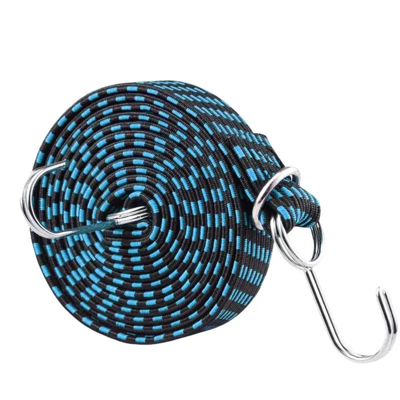 

Elastic Luggage Rope Cargo Straps For Bike Rack Bungee Cord For Bike Rear Rack Retractable Luggage Rope With Hook For Moving