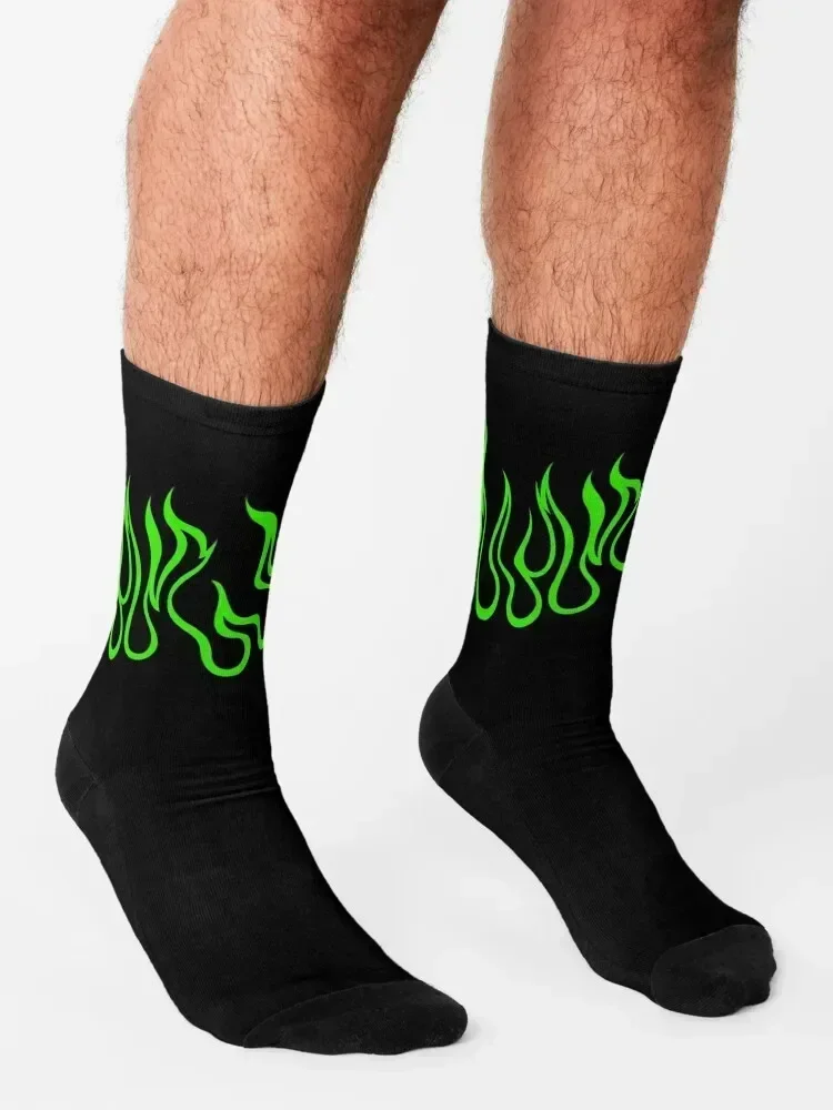 Носки Green Flames FASHION баскетбольные детские женские носки с подогревом мужские