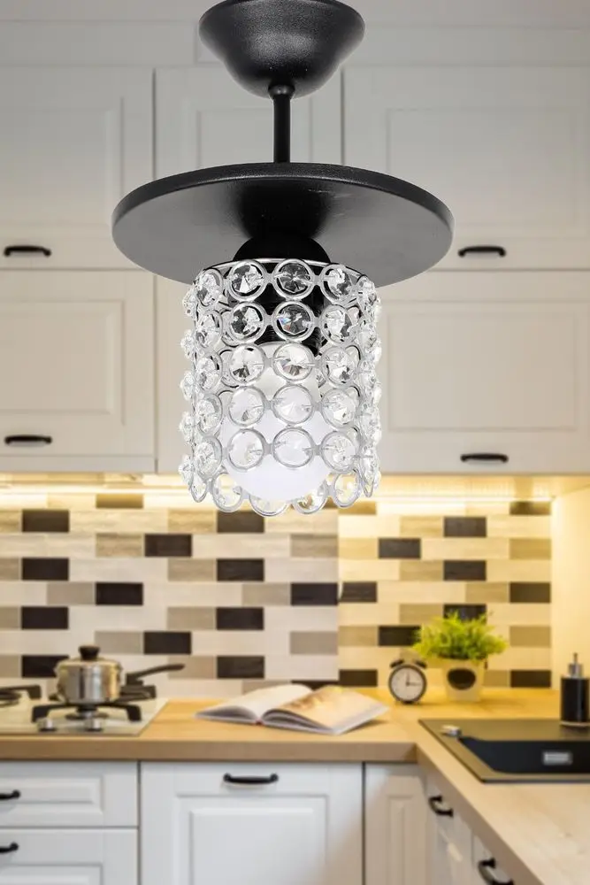 

Хрустальная черная вышитая ткань