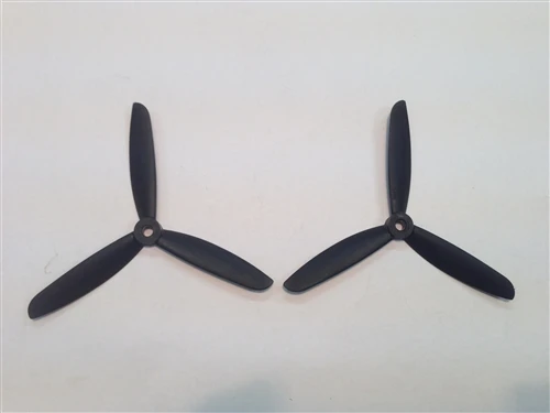 Gemfan 2 пары 5045 5X4.5 5 дюймов три лезвия Черный ABS пластик Multirotor Prop пара (CW/CCW) для дрона RC FPV