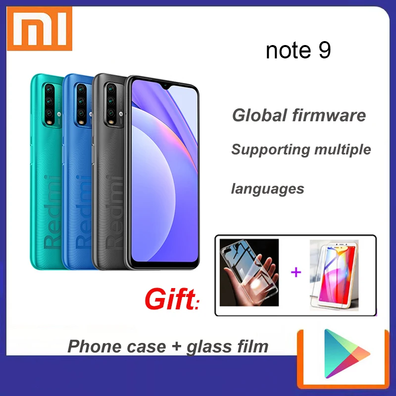 

Xiaomi Redmi Note 9/9T Global ROM 4GB 128GB Smartphone 6000mAh Battery Snapdragon 662 Octa Core 48MP Camera Redmi 9T