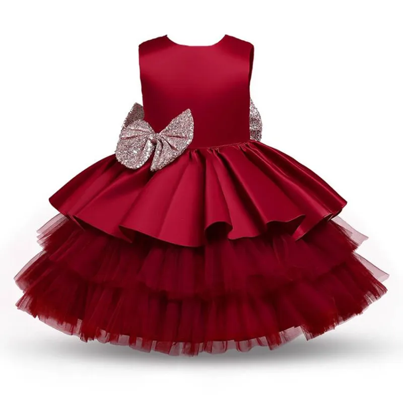 Baby Girls Dress Tutu Cake Toddler Kids Princess Dresses for Girls Children Wedding Dress Infant Vestidos Flower Girls Dresses