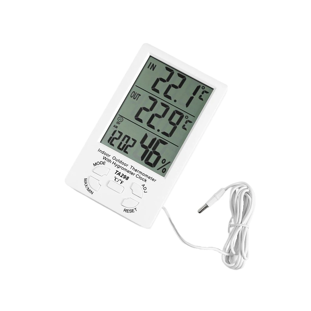 

1 2 3 LCD Digital Indoor Desktop Humidity Meter Display High-performance Gauge Hygrometer Electronic Thermometer Weather Baby