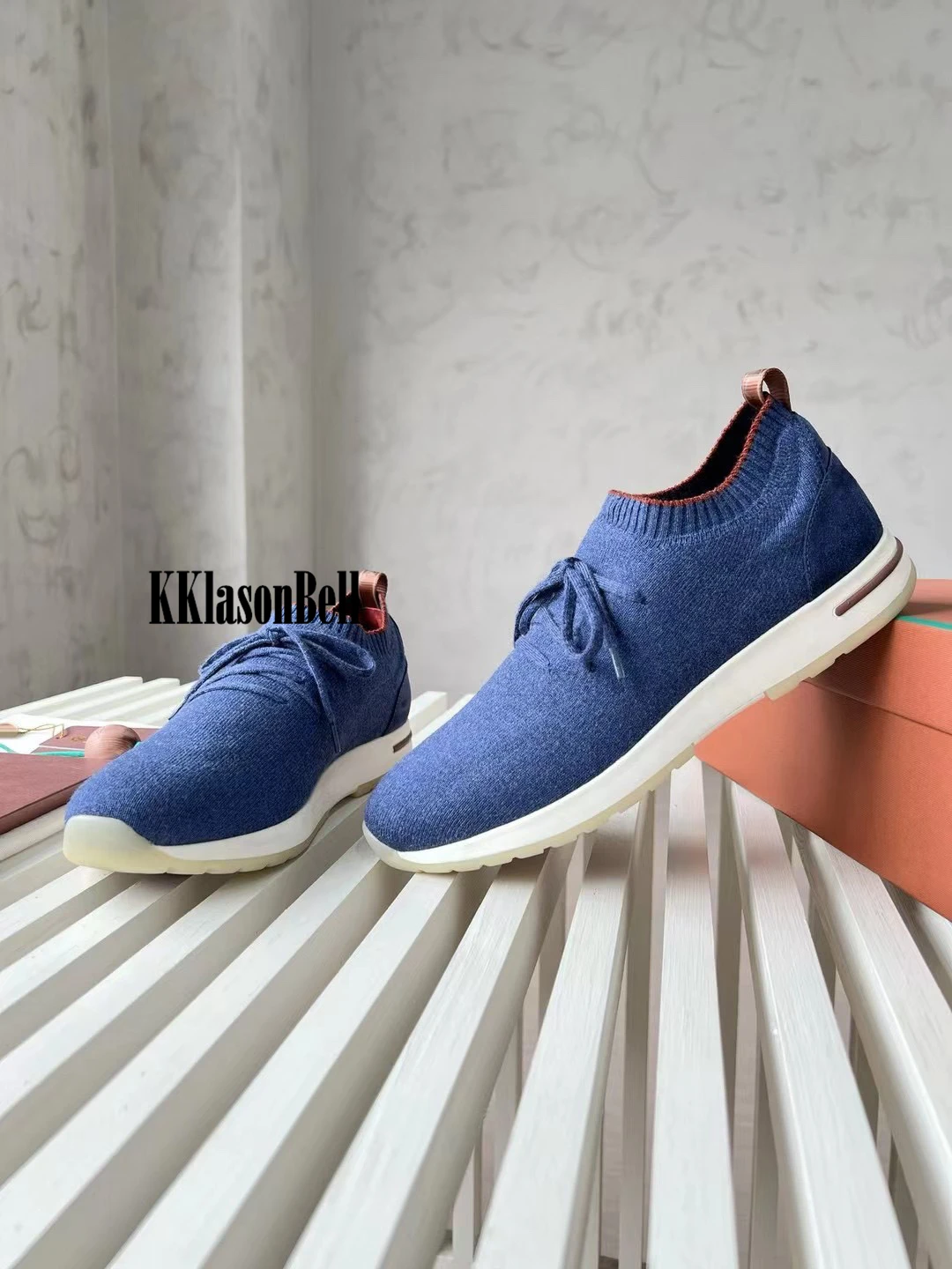 12 19 KKlasonBell Женская Шерстяная трикотажная удобная повседневная обувь на шнуровке