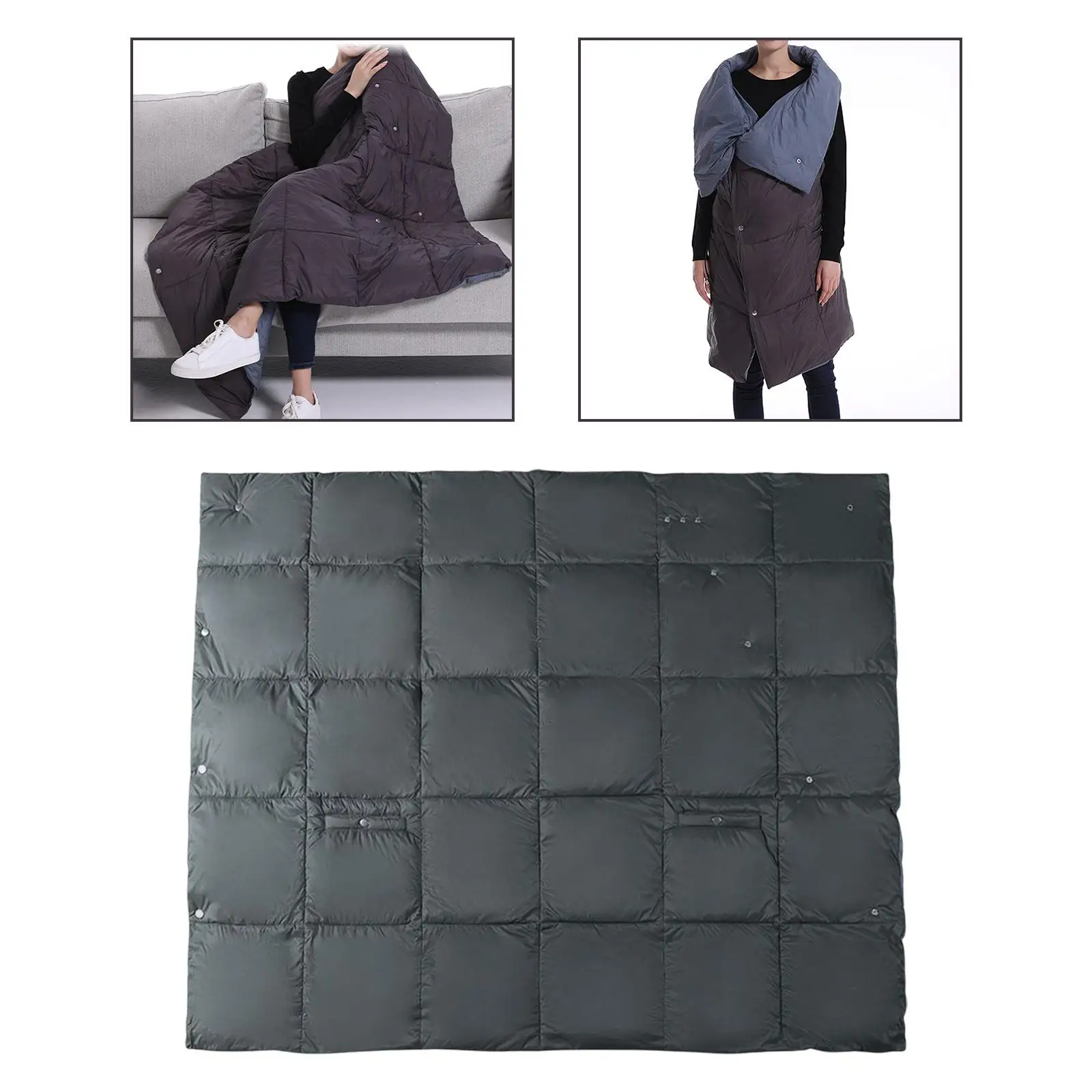 

Wearable Electric Blanket Vest 6 Heating Areas USB Heated Multifunction Warm Coat Washable for Camping Traveling Office Home