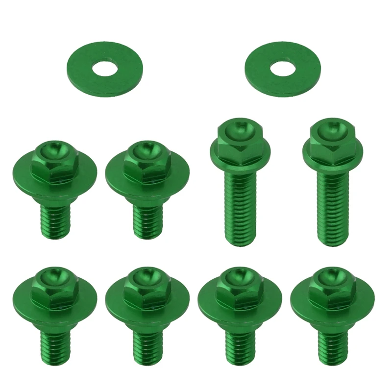 

For Kawasaki KX125 KX250 2003-2007 KX250F 2004-2016 KX450F 2004-2015 Motorcycle Front Rear Fender Radiator Screw
