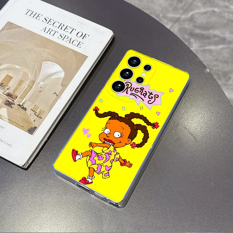 Мягкий чехол для телефона с забавным рисунком R-Rugrats для Samsung Galaxy S26 S25 Edge S24 S23 Ultra S21 S20 FE S22 Plus + задняя крышка с рисунком (art.: 3920dbee7aa16) - 3920dbee7aa16
