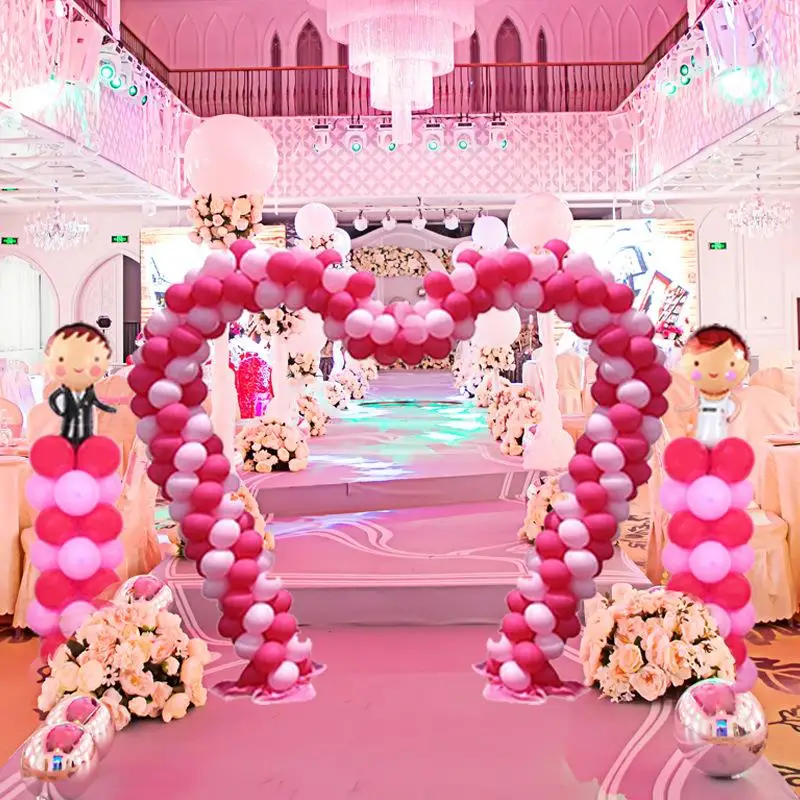 

Balloon Arch Opening Birthday Wedding Ceremony Love Arch, Five Pointed Star Arch Foldable and Removable Shelf Base