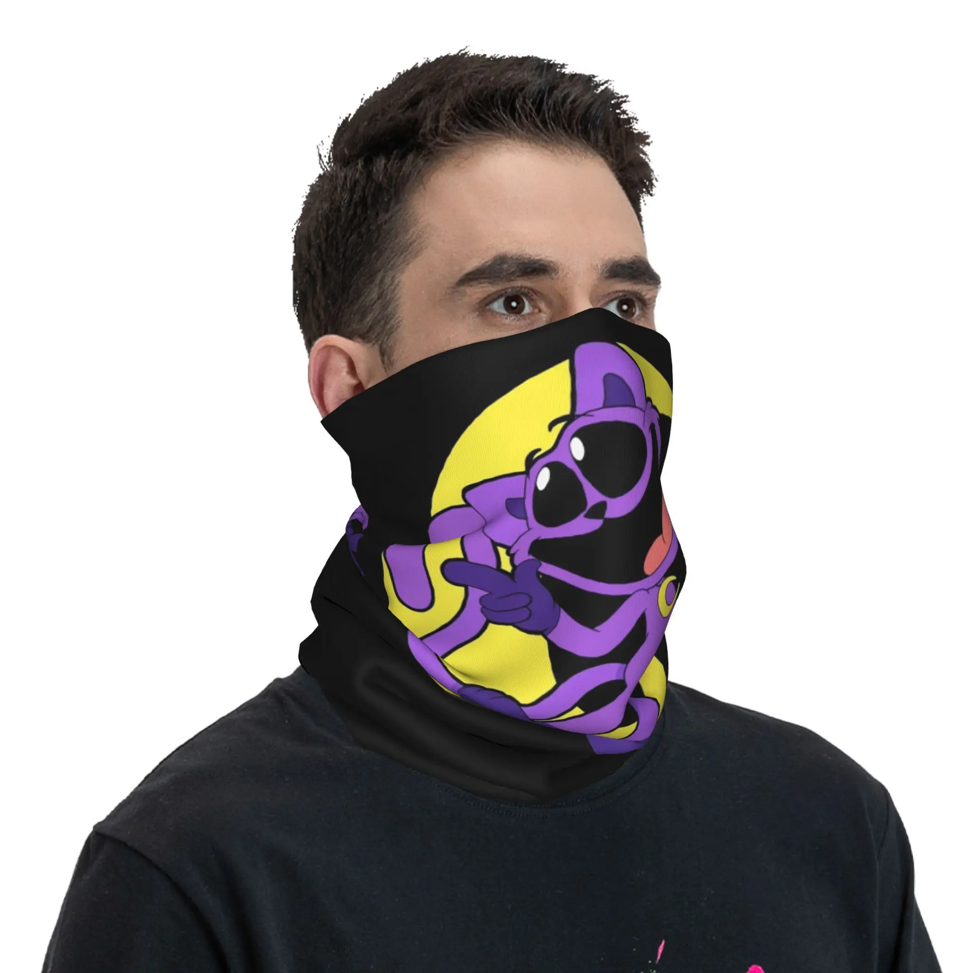 Пользовательские CatNap Smilings Critters мультфильм бандана для шеи теплые мужские и