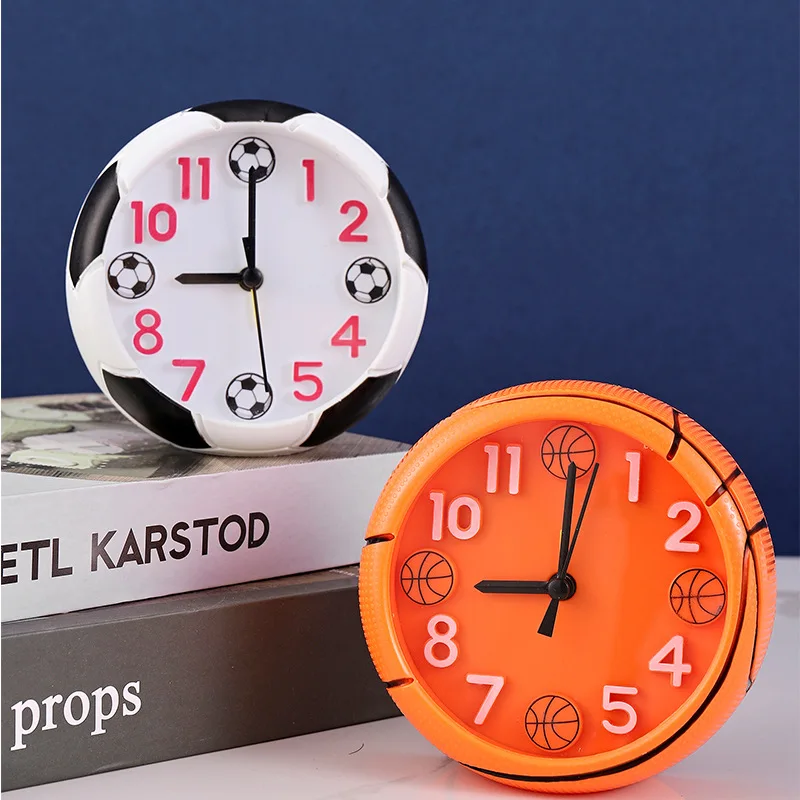 Desktop Shape Sport Fashion Creative Table Clock 3d Stereo Bedroom Birthday Gift Digital Clock