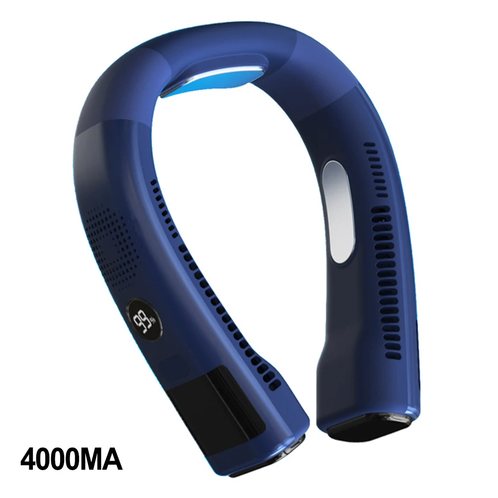 

Bladeless Small Fan Hanging Neck Fan Cooling Hpme 4000mAh 5W DC 5V/1A 4 Hours Type-C Use 4-12 Hours 165*56*205mm