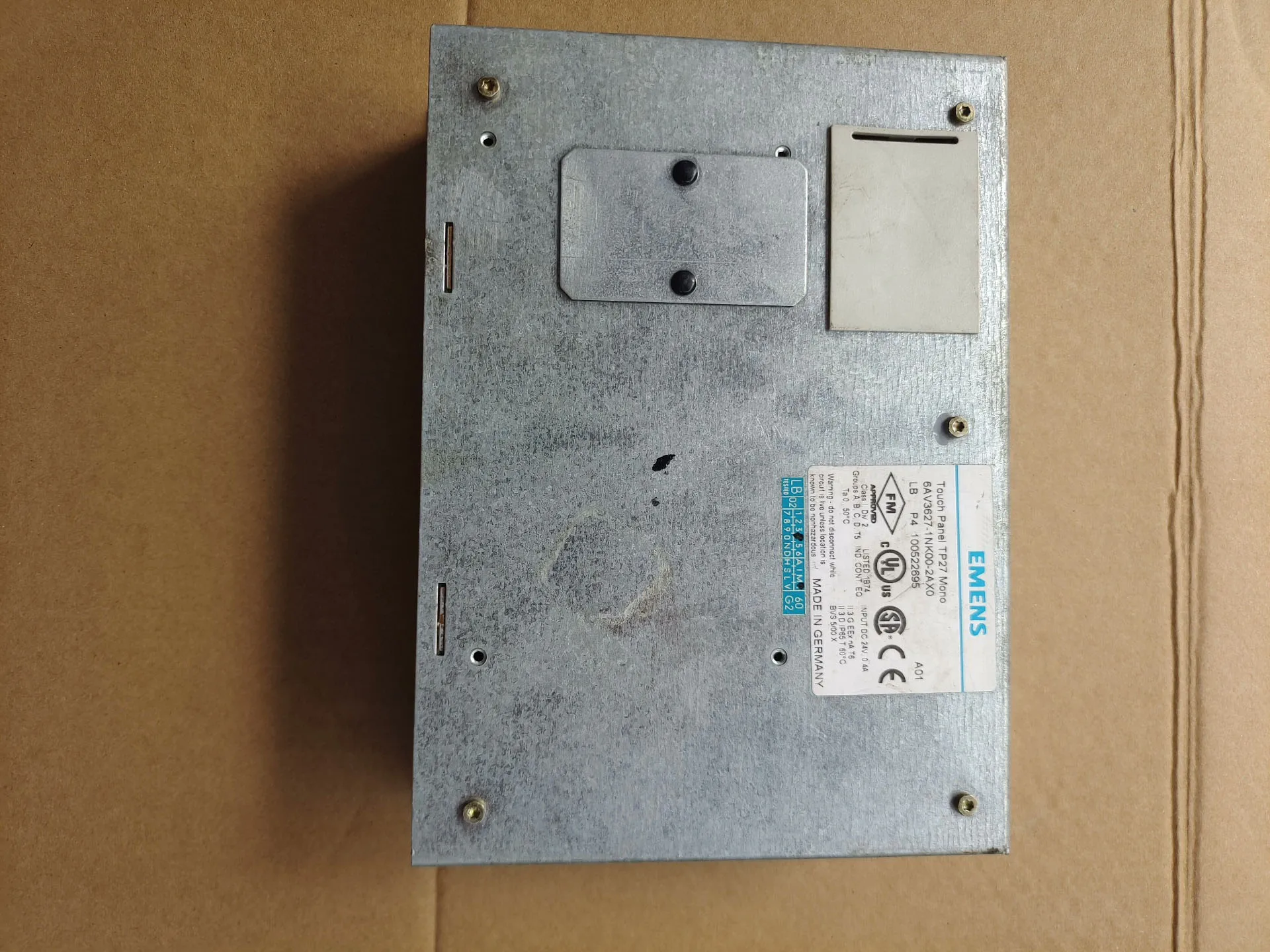 Фото 6AV3627-1NK00-2AX0 Панель HMI для Siemens 6AV3 627-1NK00-2AX0 №3