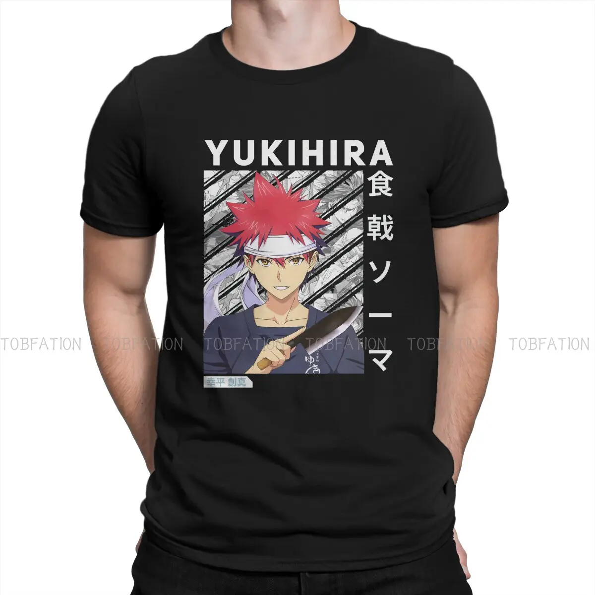 

Футболка Soma Yukihira Food Wars Мужская, Классическая модная Свободная рубашка с круглым вырезом и коротким рукавом, в стиле Харадзюку