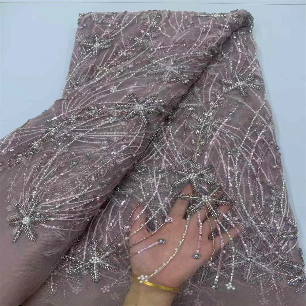 2024 Новое африканское нигерийское французское платье высокого качества горячая