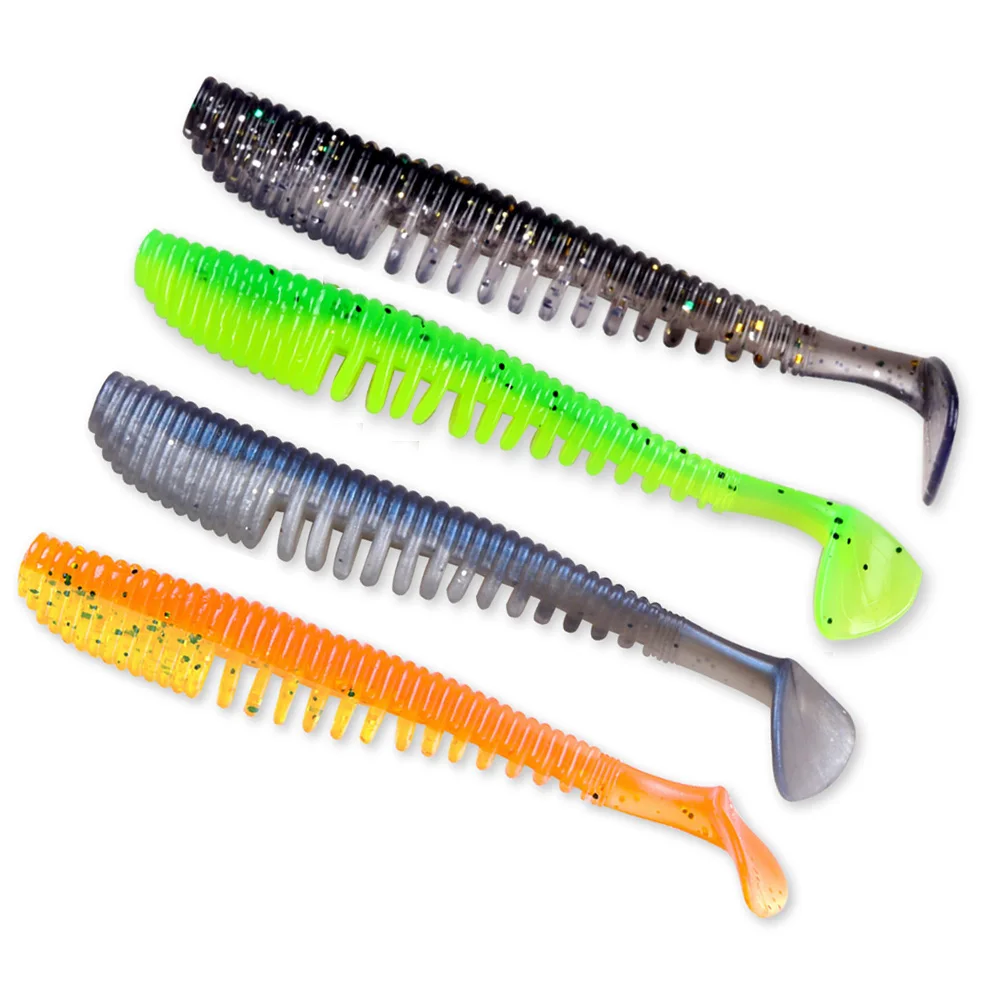 

10pcs 85mm Fishing Lures 8.5cm 2.8g Artificial Baits Wobblers Soft Lures Shad Carp Pvc Fishing Soft Baits Tackle