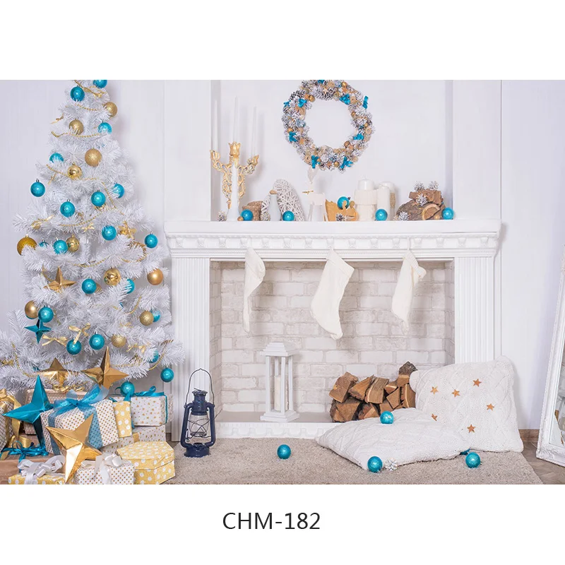 ZHISUXI Vinyl Christmas Indoor Photography Background Baby Children Backdrops For Photo Studio Props CHM-05