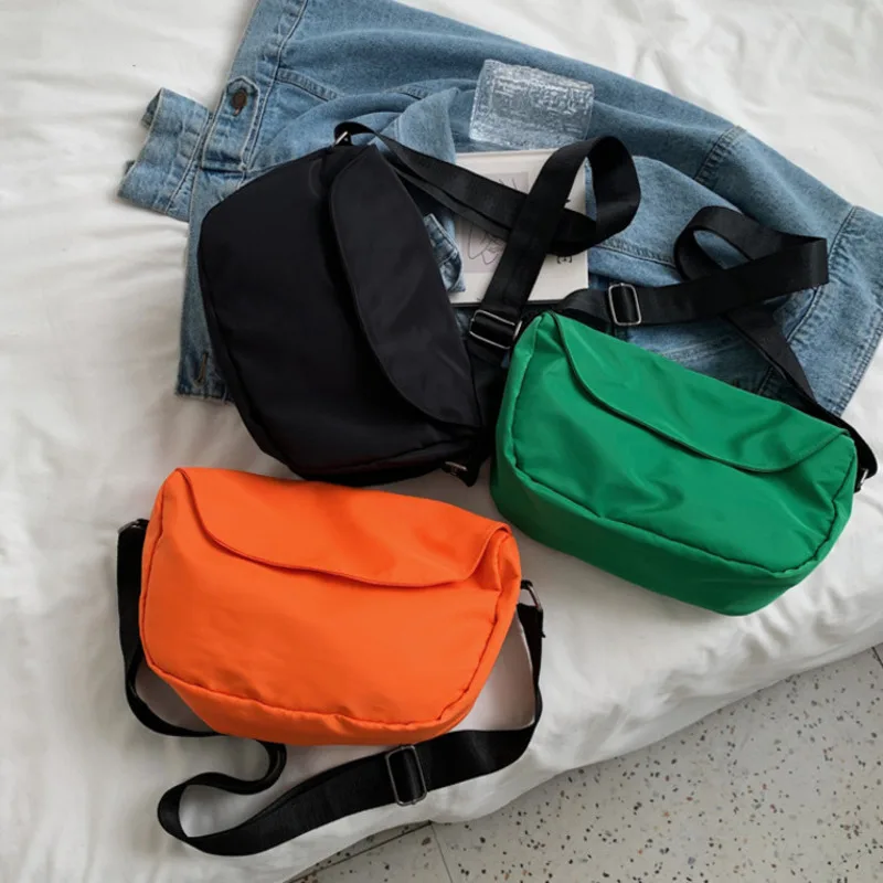 

Small Women's Crossbody Shoulder Bag Autumn Casual Korean Version Nylon Ladies Messenger Bag Mobile Phone Bags Shopping Bags