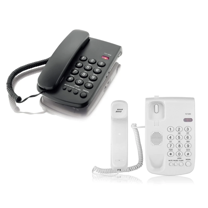 TCF-2000 Wall-Mounted Telephone Noise-cancelling for Homes and Offices Desktop
