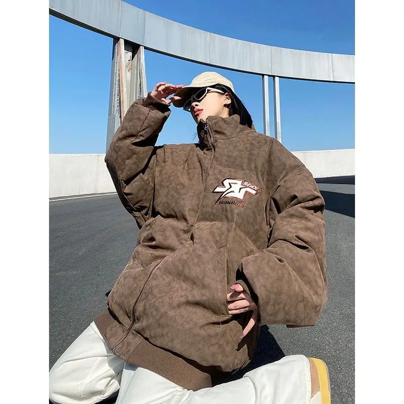 Винтажные зимние мужские парки в стиле хип-хоп куртка большого размера с